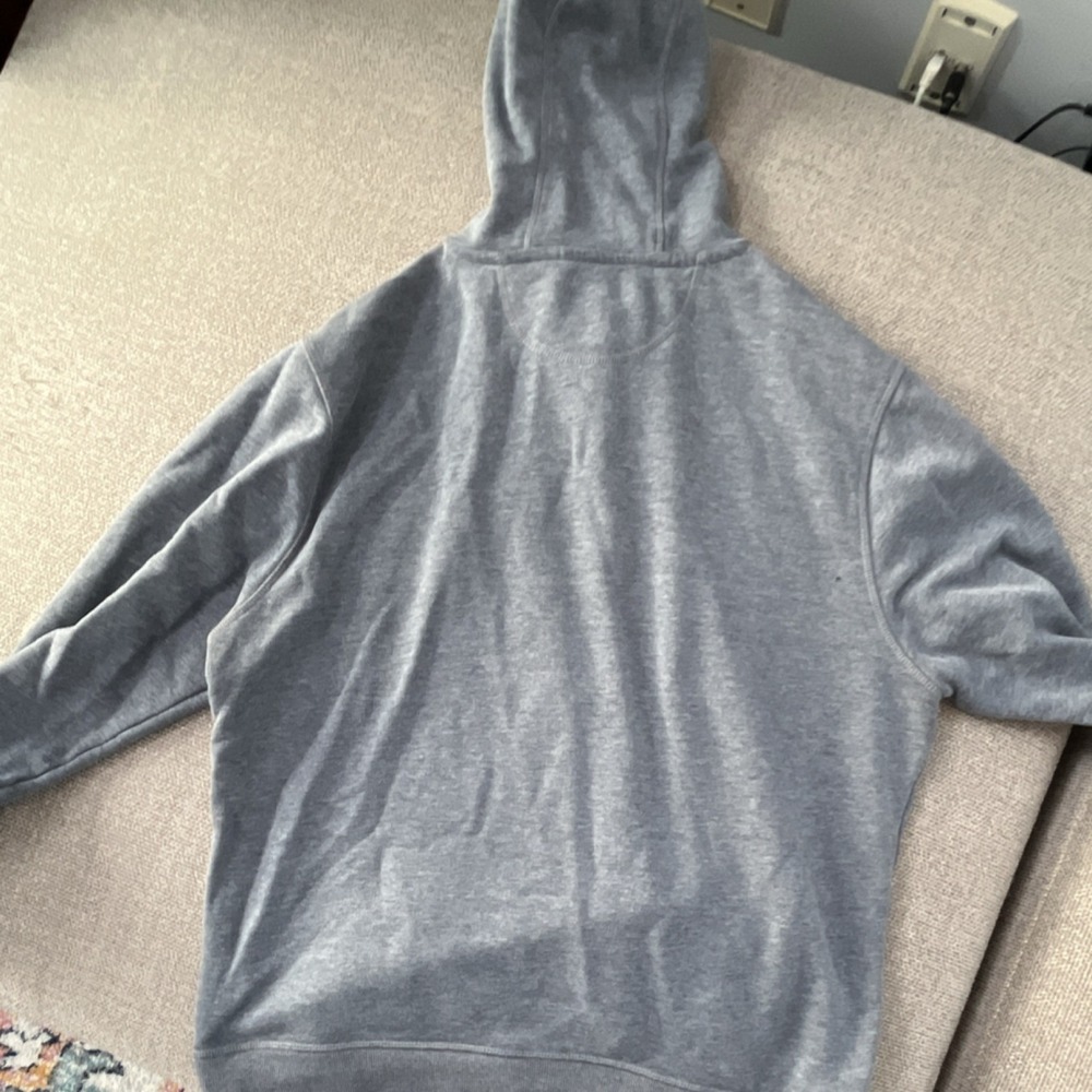 Amazon Essentials navy blue Fleece Colorblock Pullover Hoodie Men's M - Picture 5 of 9
